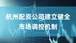 杭州配资公司建立健全市场调控机制