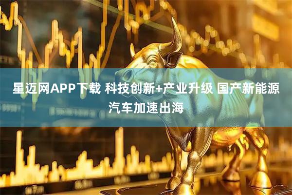 星迈网APP下载 科技创新+产业升级 国产新能源汽车加速出海