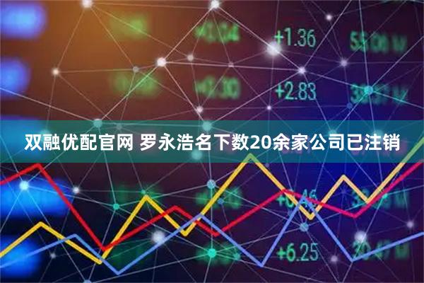 双融优配官网 罗永浩名下数20余家公司已注销